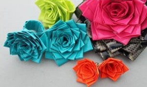 Colorful Paper Rose