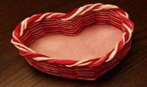 Fabric Heart-shaped Container