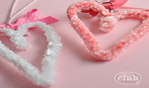 Diy Borax Crystal Hearts