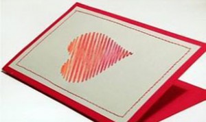Beautiful Heart-shaped Card
