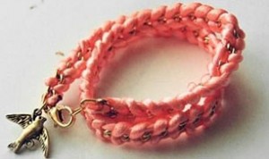 Diy Beautiful Pink Bracelet