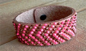Diy Beautiful Pink Bracelet