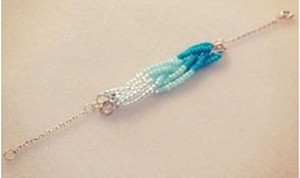 Diy Blue Bracelet