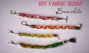 Diy Fabric Scrap Bracelet