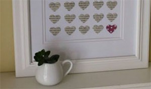 Beautiful Paper Heart Decoration