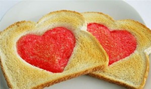 Diy Heart Toast