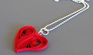 Diy Beautiful Heart Necklace