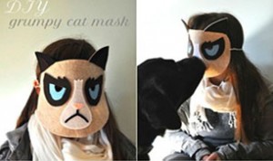 Diy Grumpy Cat Mask