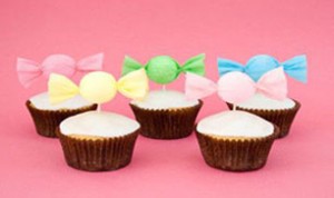 Make a Candy Cupcake Toppers