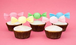 Make a Candy Cupcake Toppers
