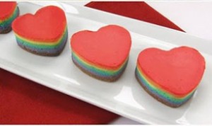 Diy Mini Rainbow Cheesecakes