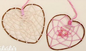 Diy Heart-shaped Dreamcatcher