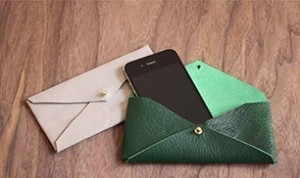 DIY Esay Leather Envelope Case