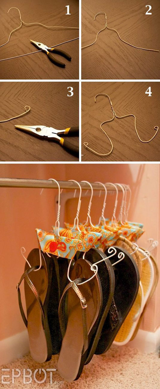 DIY Flip Flop Storage11