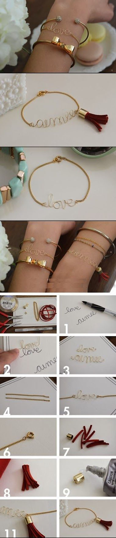 DIY Word Bracelet11