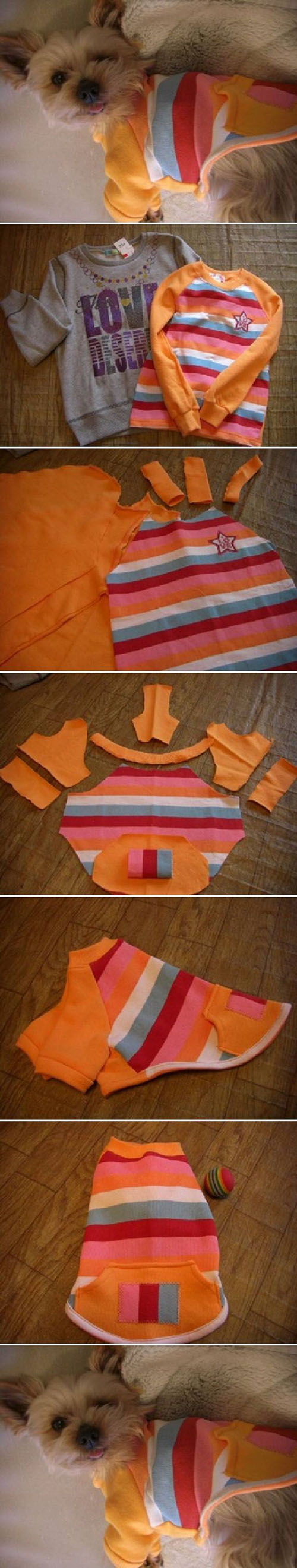 Easy DIY Dog Sweater11