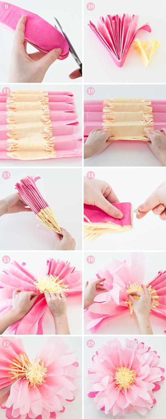 make tissue paper flowers11