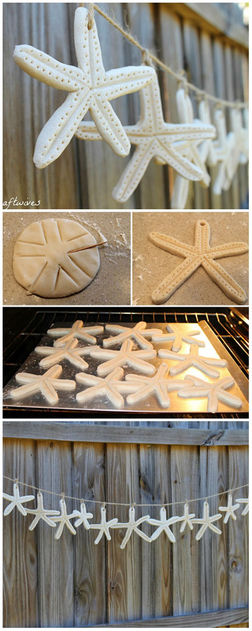 starfish salt dough garland11