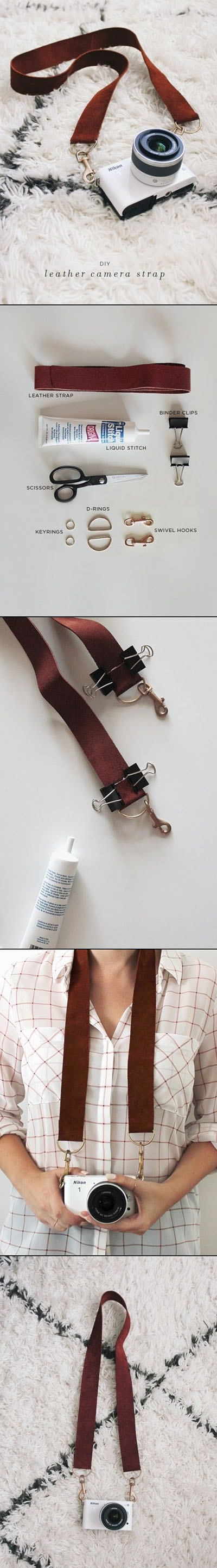 DIY Leather Camera Strap11